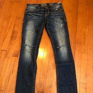 Barely worn, Buckle Black Jeans